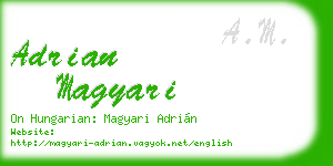 adrian magyari business card